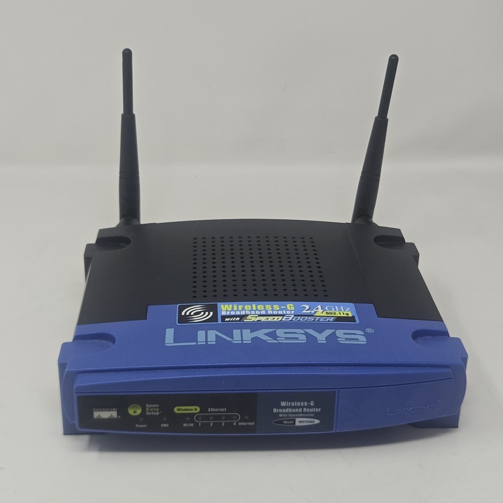 Linksys WRT54GS V7 Wireless-G Broadband Router SpeedBooster 2.4GHz Cisco Systems